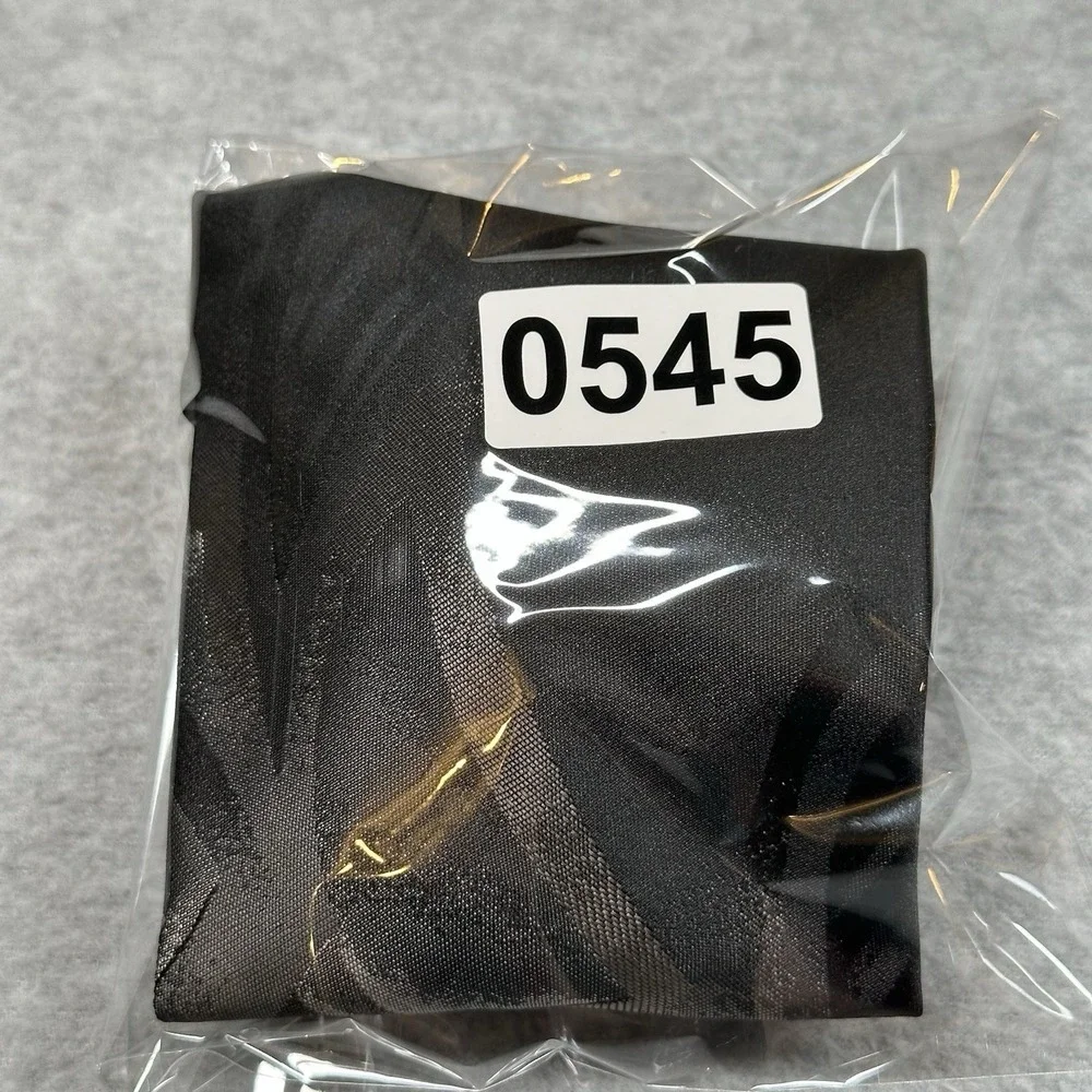 VTG‎ Don Lopez Beverly Hills Neck Tie Black Polyester Silk Blend Abstract Print